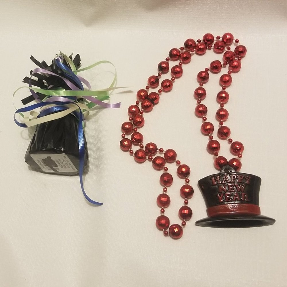 Party duo- NYE necklace and balloon anchor